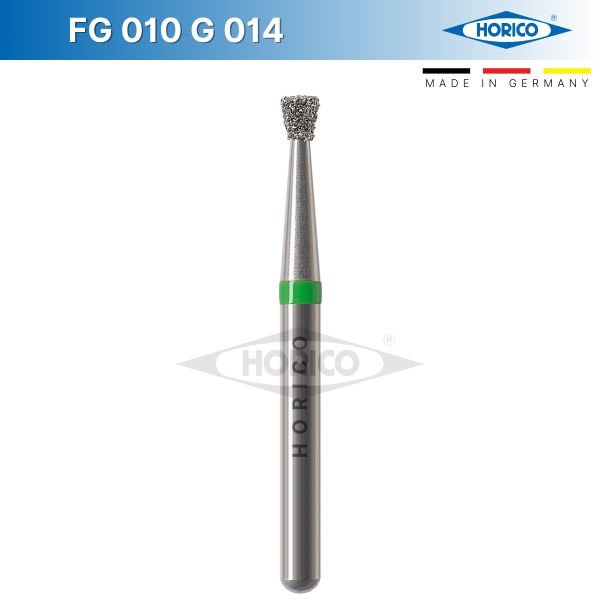 Ters Konik Elmas Frez - FG 010 Yeşil - Coarse - 014