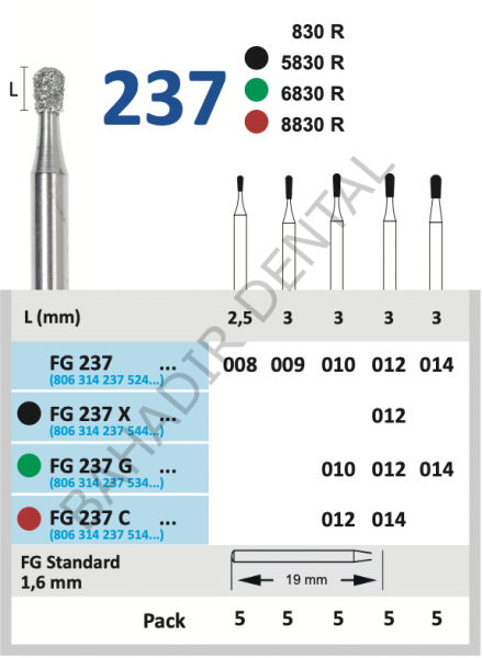 Armut Elmas Frez - Horico FG 237