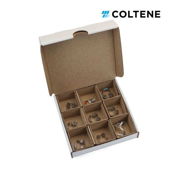 Coltene HySolate Fiesta Kanatlı Klemp Seti (9 renk kodlu)