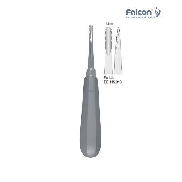 Lindo Levian Elevatör - Düz Tırtıklı Uç (ø 4.2mm) fig. 1