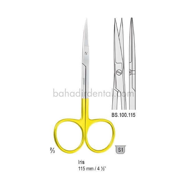 TC Iris Makas - Düz 115mm