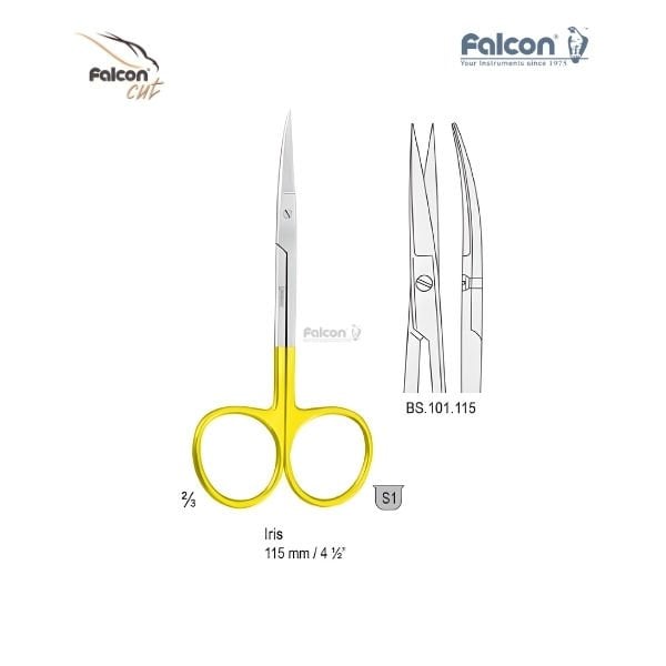 TC Iris Makas - Eğri 115mm