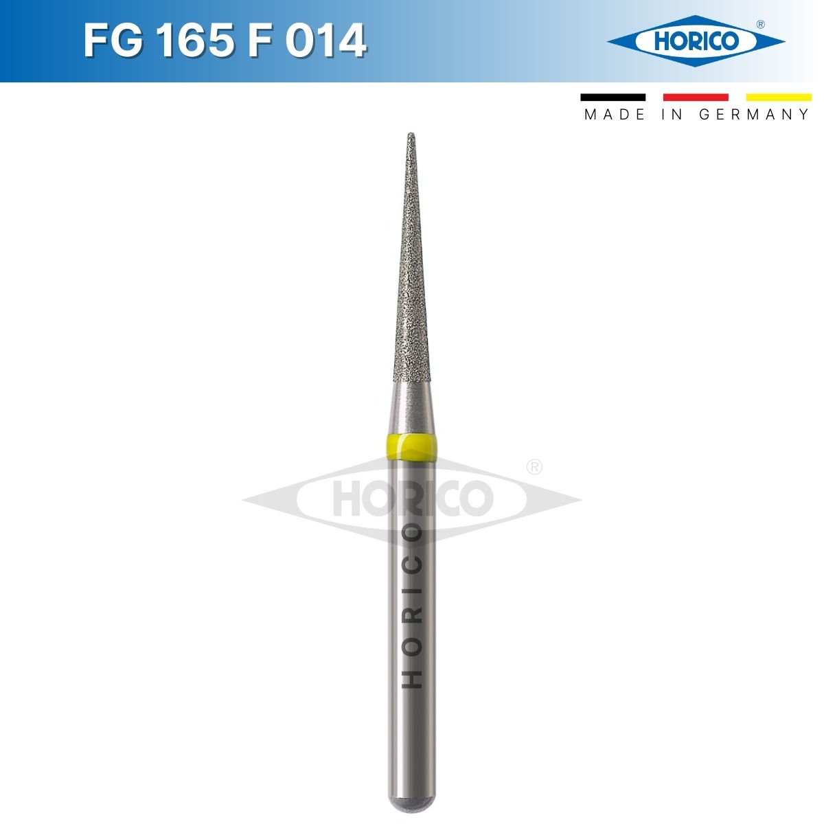Alev Uç Elmas Frez - FG 165 Sarı - X Fine - 014