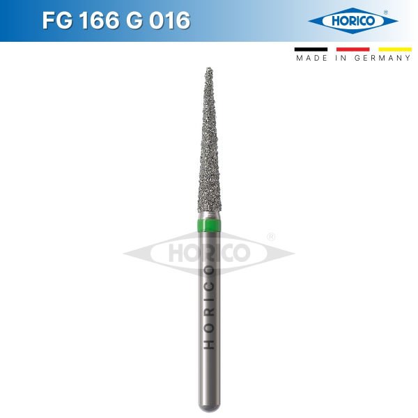 Alev Uç Elmas Frez - FG 166 Yeşil - Coarse - 016