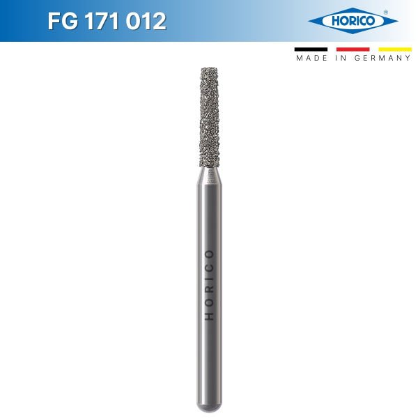 Konik Düz Uç Frez - Horico FG 171 Mavi - Normal - 012