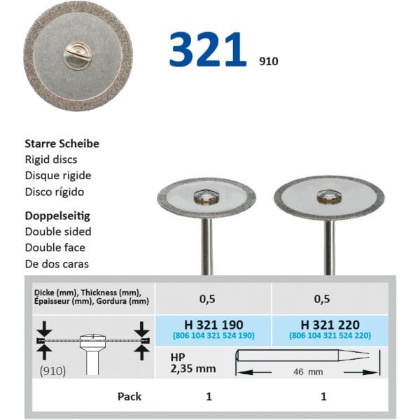 Sert Elmas Separe - Normal -  Horico - H 321