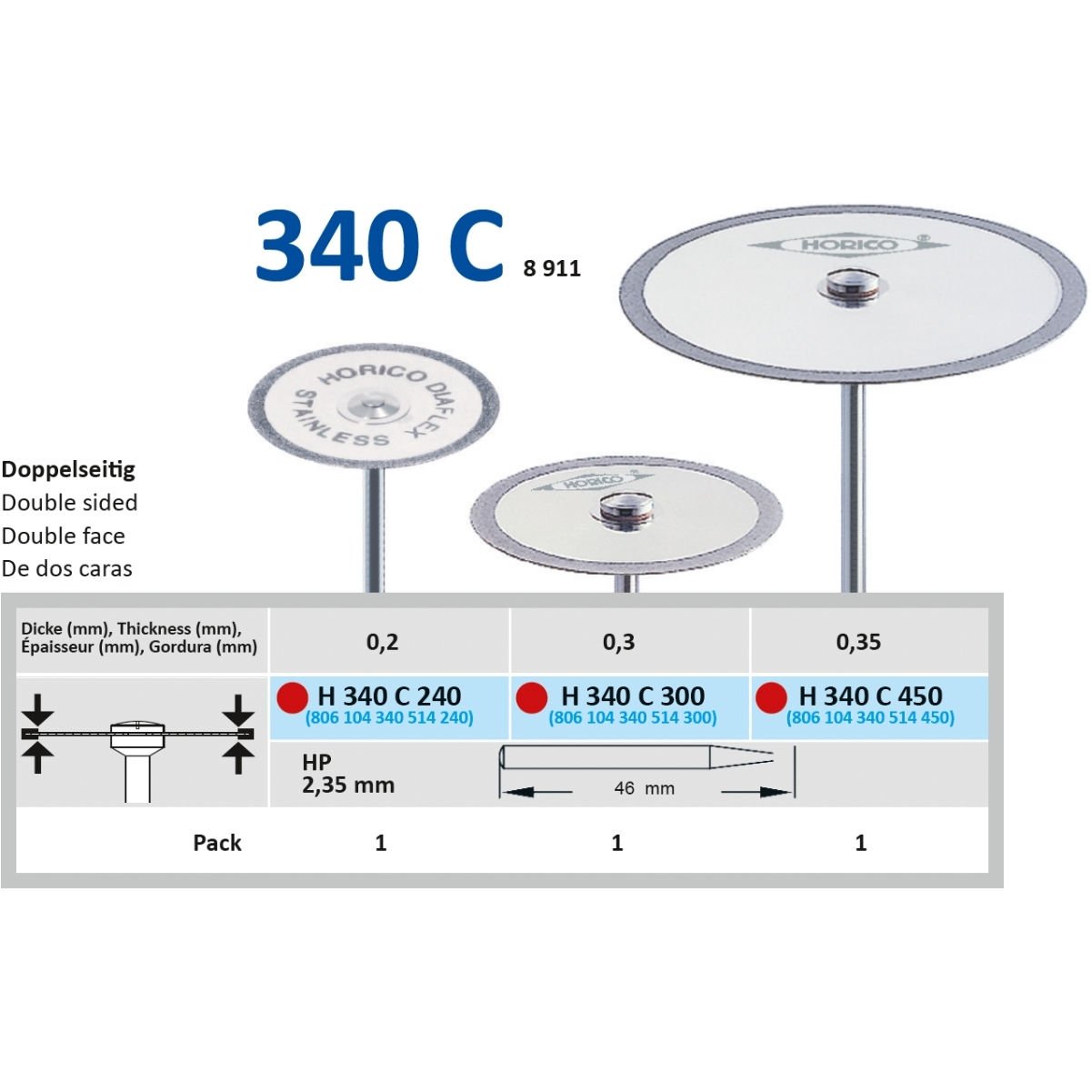 Alçı Separesi - Fine - Horico - H 340 C