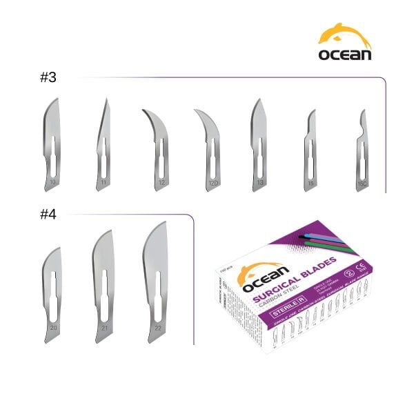 Ocean Steril Bistüri Ucu Numaraları - 100 Adet