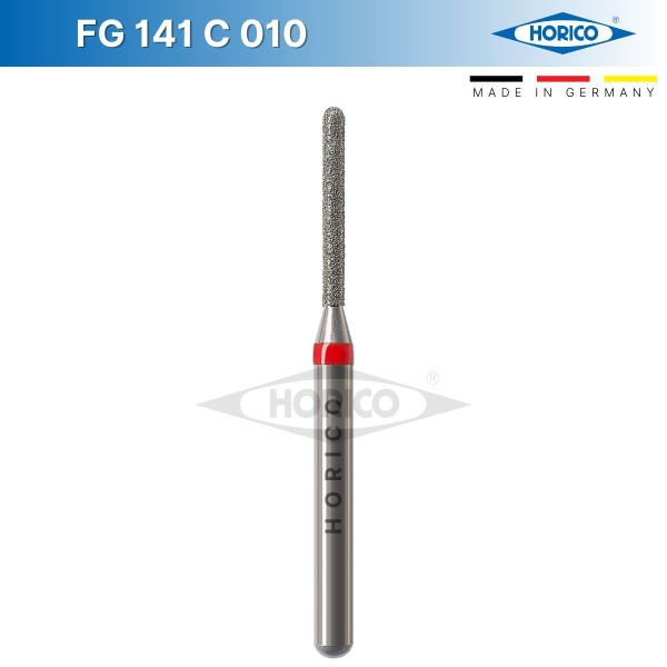 Silindir Elmas Frez - FG 141 Kırmızı - Fine - 010