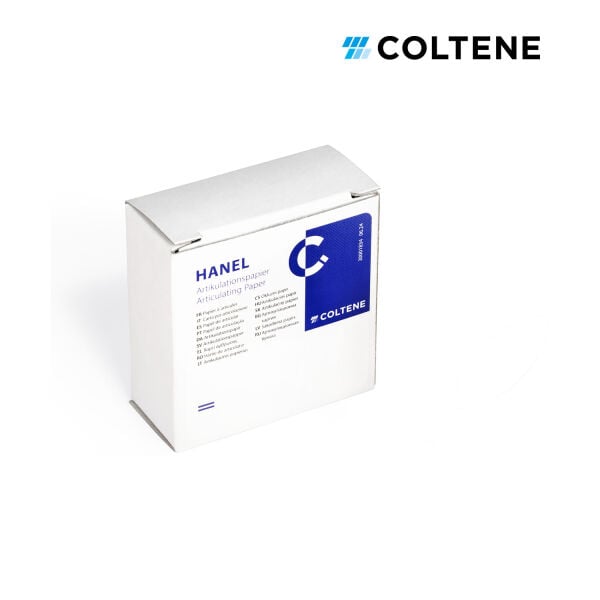Coltene Hanel artikülasyon kağıdı 40 µ, 22 mm × 15 m rulo, mavi (ambalaj)