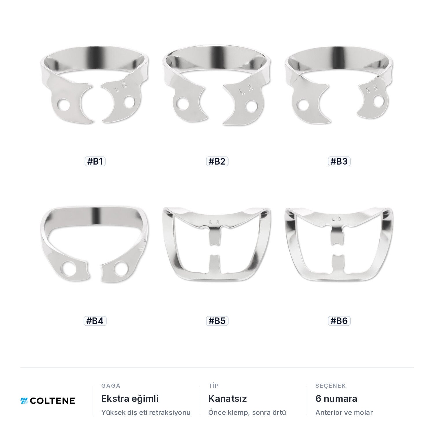 Coltene HySolate Brinker Rubber Dam Klempi