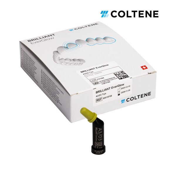 Coltene BRILLIANT EverGlow universal kompozit, A3/D3 renk, 20 x 0,2 g kompül kutusu