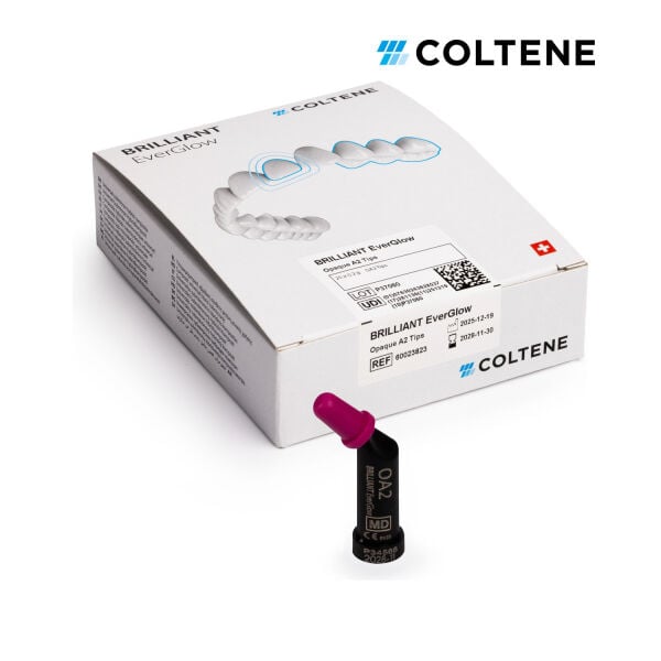 Coltene BRILLIANT EverGlow universal kompozit, Opaque A2 (OA2) renk, 20 x 0,2 g kompül kutusu