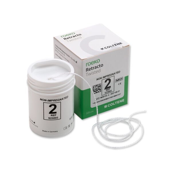 COLTENE ROEKO Retracto Retraksiyon İpi (Emdirilmemiş) 2 - Orta - Bükümlü