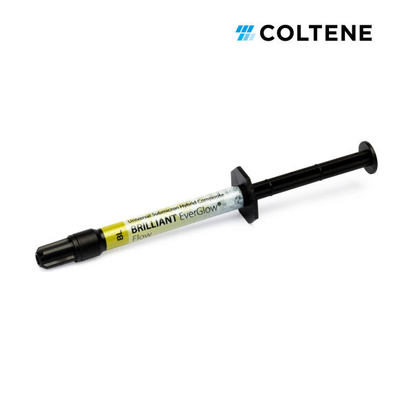 Coltene BRILLIANT EverGlow Flow akışkan kompozit, Bleach (BL) renk, 1 x 2 g şırınga