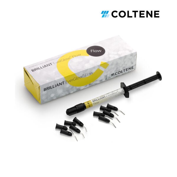 Coltene BRILLIANT EverGlow Flow akışkan kompozit, A1/B1 renk, 1 x 2 g şırınga