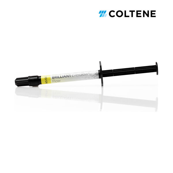 Coltene BRILLIANT EverGlow Flow akışkan kompozit, A3/D3 renk, 1 x 2 g şırınga (2. görsel)