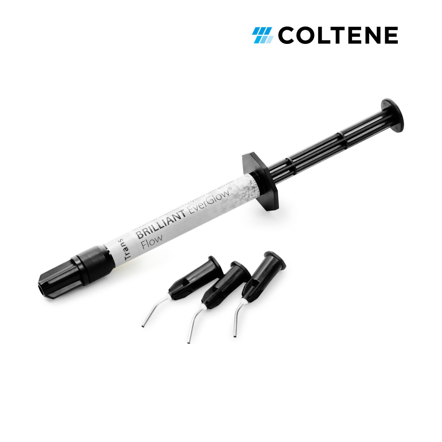 Coltene BRILLIANT EverGlow Flow akışkan kompozit, Translucent (Trans) renk, 1 x 2 g şırınga