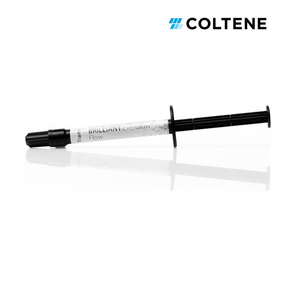Coltene BRILLIANT EverGlow Flow akışkan kompozit, Translucent (Trans) renk, 1 x 2 g şırınga (2. görsel)