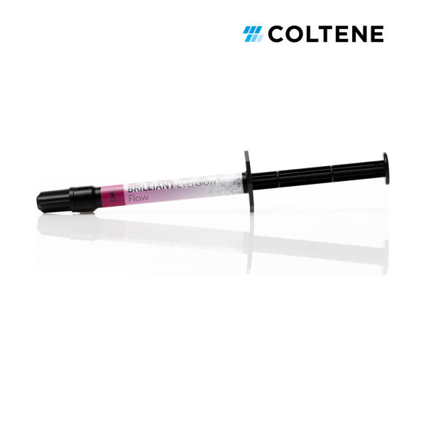 Coltene BRILLIANT EverGlow Flow akışkan kompozit, Opaque A2 (OA2) renk, 1 x 2 g şırınga (2. görsel)