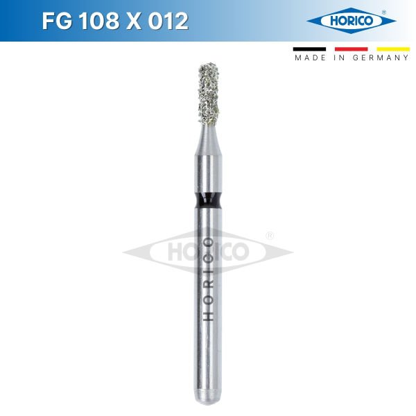 Silindir Elmas Frez - FG 108 Siyah - X Coarse - 012