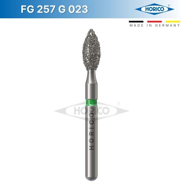 Tomurcuk Elmas Frez - FG 257 Aeratör (FG) - Yeşil - Coarse - 023