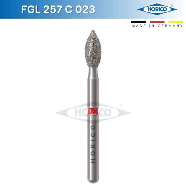 Tomurcuk Elmas Frez - FG 257 Uzun Aeratör (FGL) - Kırmızı - Fine - 023