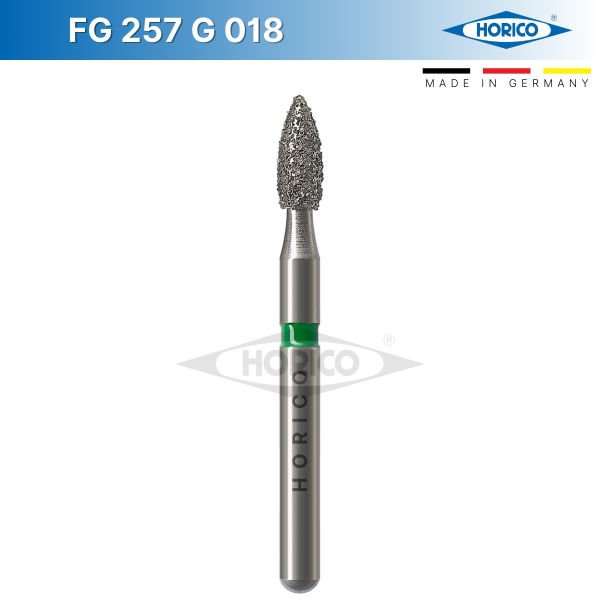 Tomurcuk Elmas Frez - FG 257 Aeratör (FG) - Yeşil - Coarse - 018