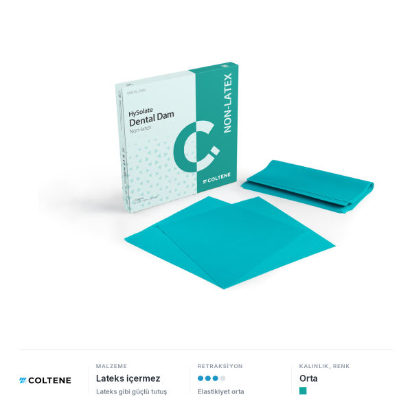 Coltene HySolate Non-Lateks Rubber Dam Lastiği