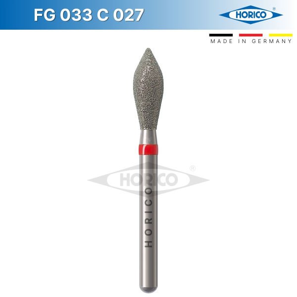 Palatinal Elmas Frez - Horico FG 033 Kırmızı - Fine - 027