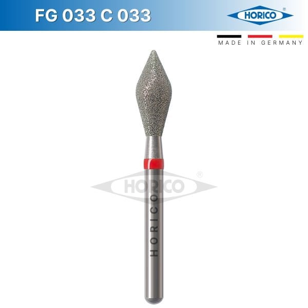 Palatinal Elmas Frez - Horico FG 033 Kırmızı - Fine - 033