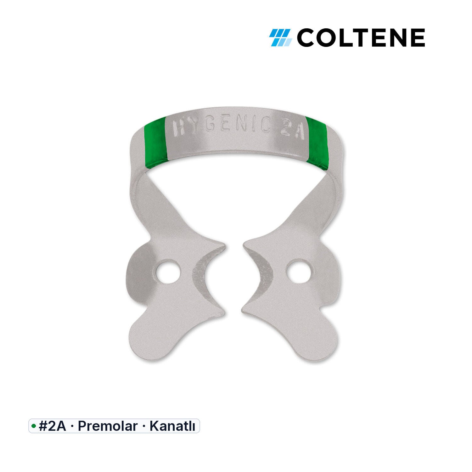 Coltene HySolate Fiesta Kanatlı Rubber Dam Klempi, #2A