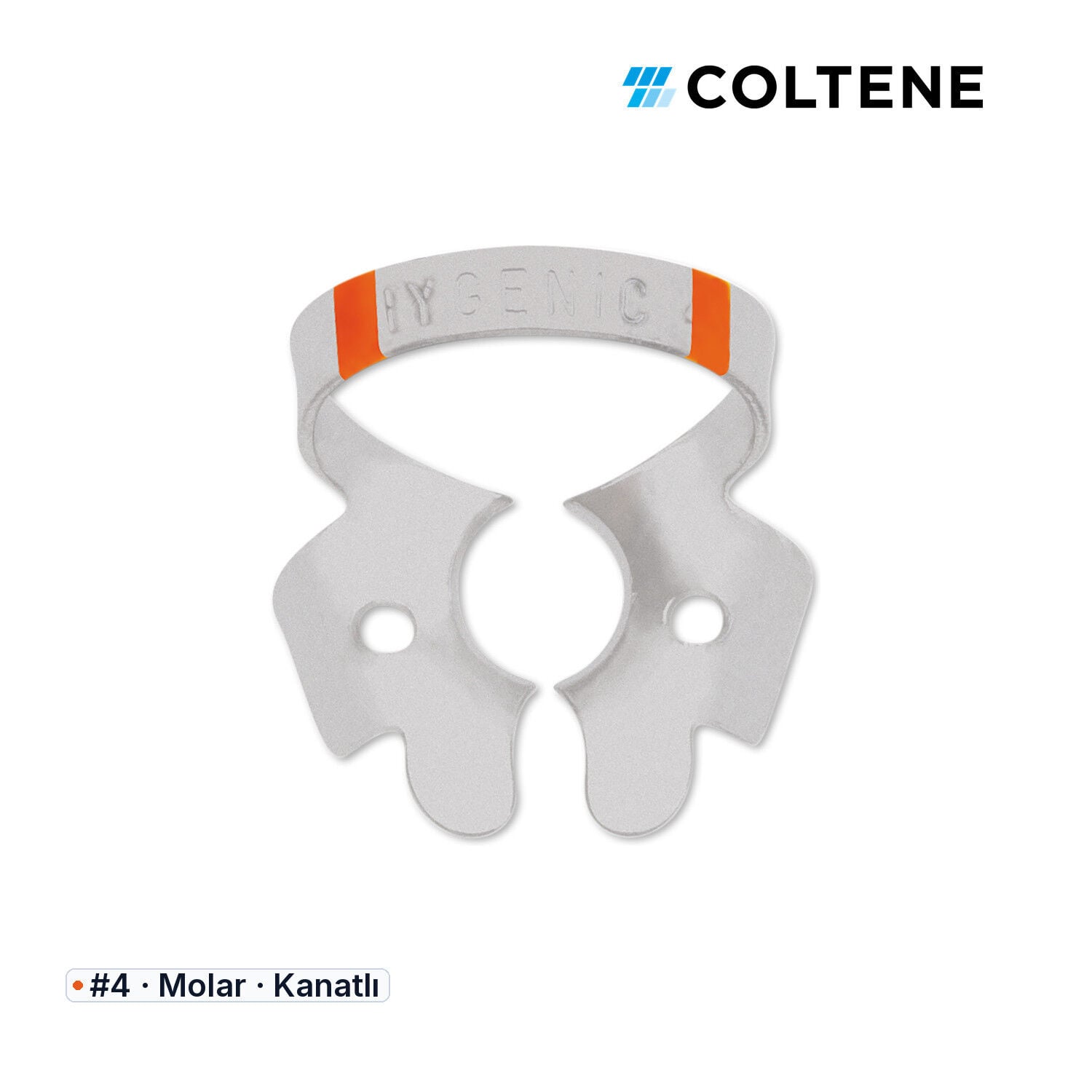 Coltene HySolate Fiesta Kanatlı Rubber Dam Klempi, #4