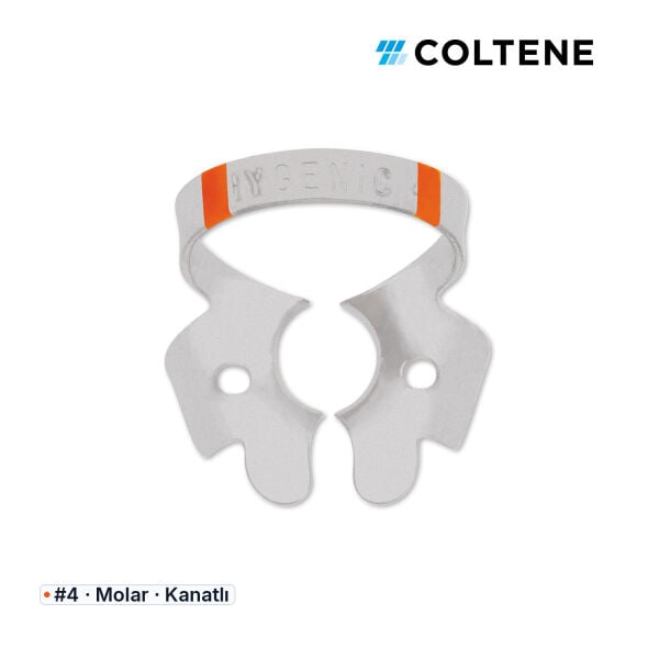 Coltene HySolate Fiesta Kanatlı Rubber Dam Klempi, #4