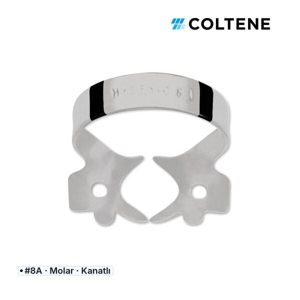 Coltene HySolate Fiesta Kanatlı Rubber Dam Klempi, #8A