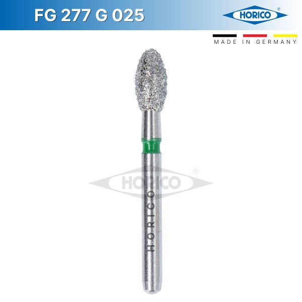 Egg Elmas Frez - Horico FG 277 Aeratör (FG) - Yeşil - Coarse - 025