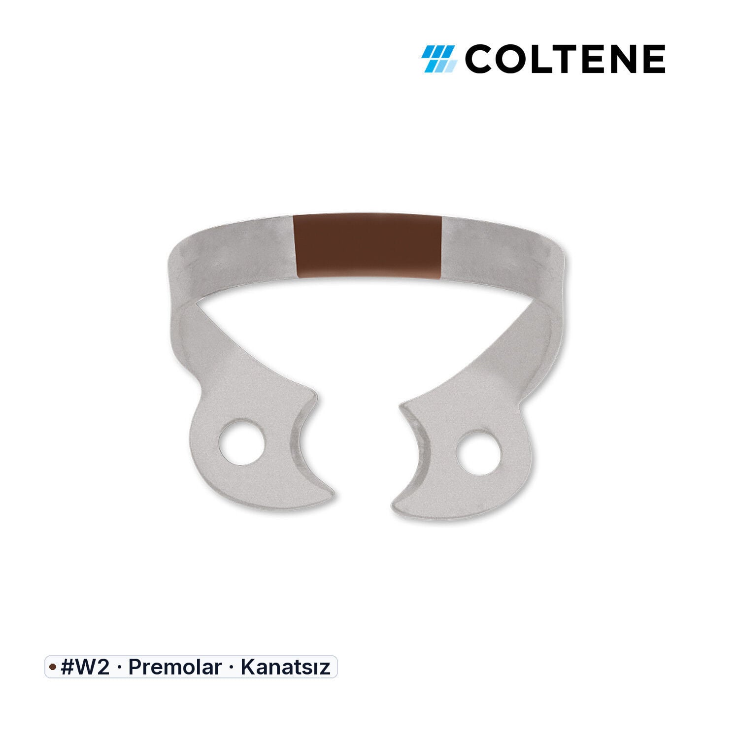 Coltene HySolate Fiesta Kanatsız Rubber Dam Klempi, #W2