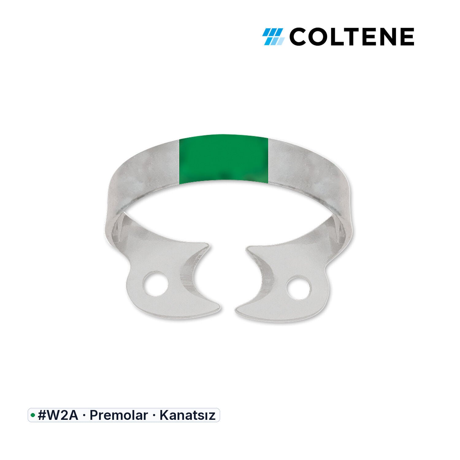 Coltene HySolate Fiesta Kanatsız Rubber Dam Klempi, #W2A