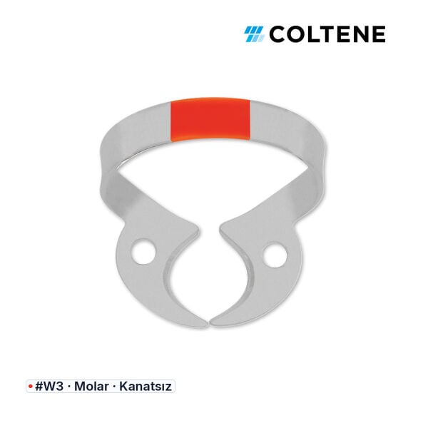 Coltene HySolate Fiesta Kanatsız Rubber Dam Klempi, #W3