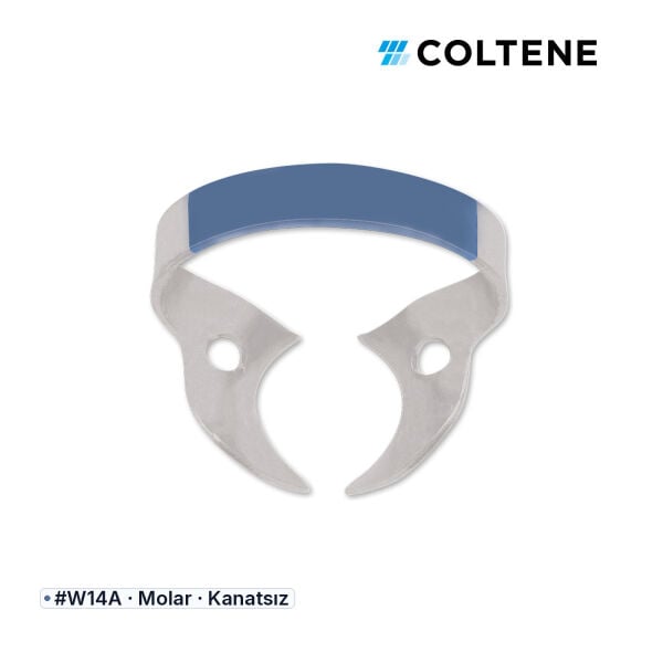 Coltene HySolate Fiesta Kanatsız Rubber Dam Klempi, #W14A