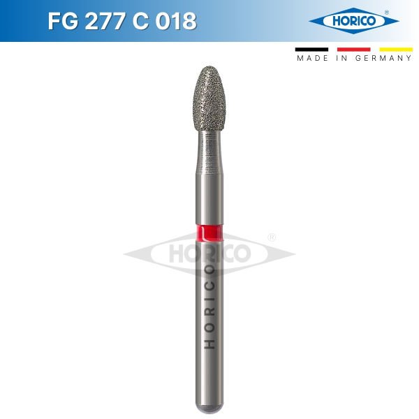Egg Elmas Frez - Horico FG 277 Aeratör (FG) - Kırmızı - Fine - 018