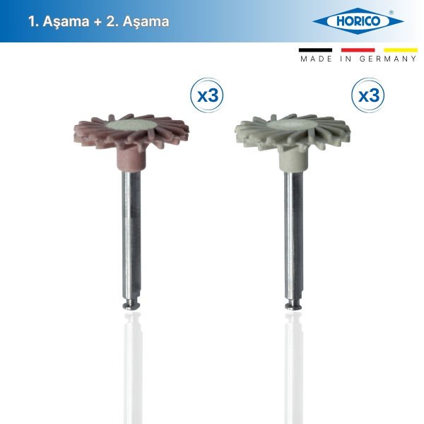 Lamello Kompozit Parlatma Lastiği 6* Adet - (1. Aşama + 2. Aşama)