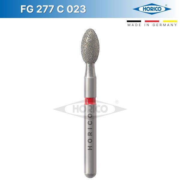 Egg Elmas Frez - Horico FG 277 Aeratör (FG) - Kırmızı - Fine - 023