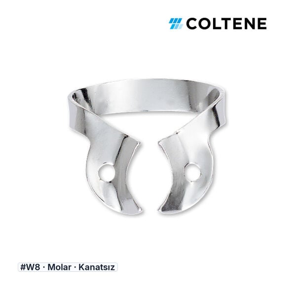 Coltene HySolate Gloss Kanatsız Rubber Dam Klempi, #W8