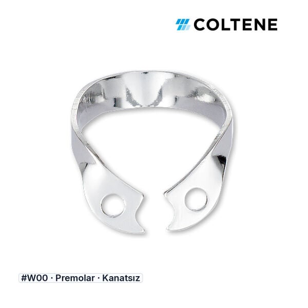 Coltene HySolate Gloss Kanatsız Rubber Dam Klempi, #W00