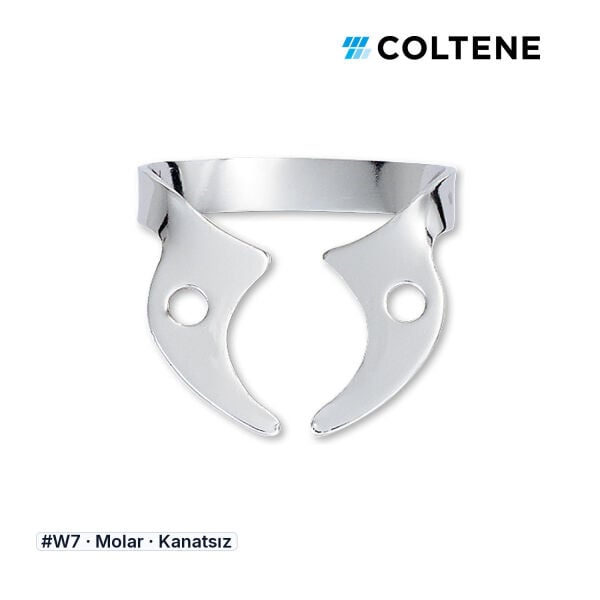 Coltene HySolate Gloss Kanatsız Rubber Dam Klempi, #W7