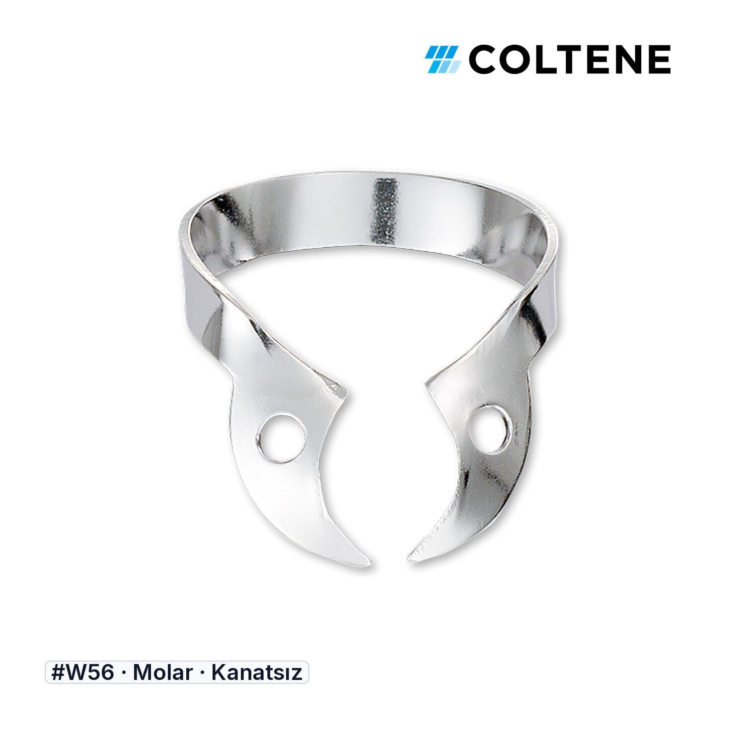 Coltene HySolate Gloss Kanatsız Rubber Dam Klempi, #W56