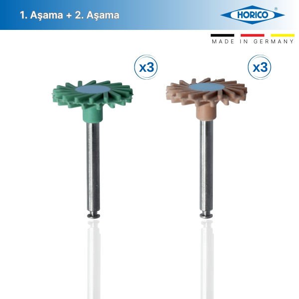 Lamello Zirkon Parlatma Lastiği 6* Adet - (1. Aşama + 2. Aşama)