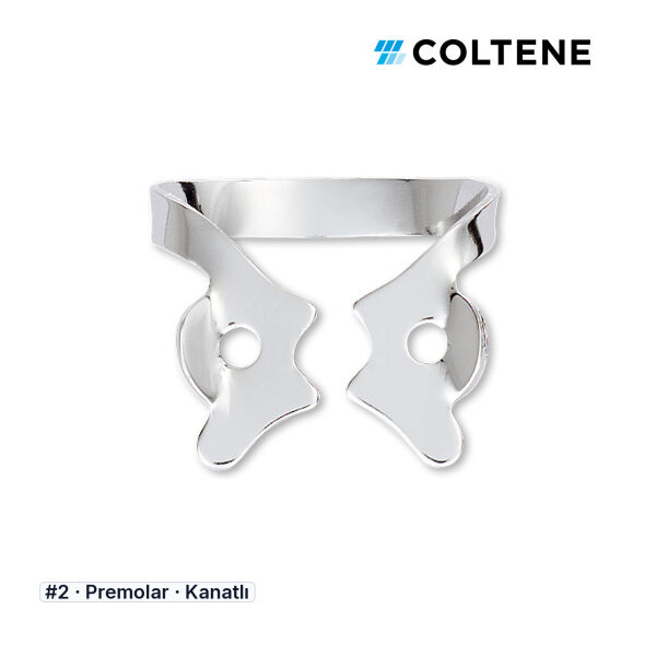 Coltene HySolate Gloss Kanatlı Rubber Dam Klempi, #2