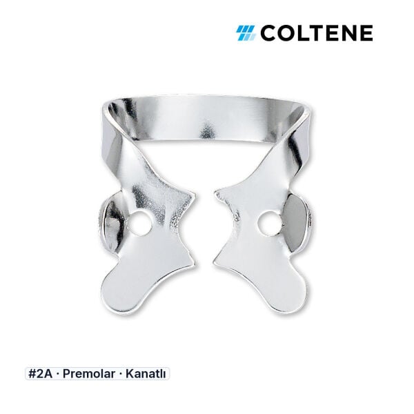 Coltene HySolate Gloss Kanatlı Rubber Dam Klempi, #2A